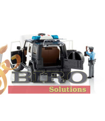 Maşină de teren pentru poliţie Jeep Wrangler cu figurină